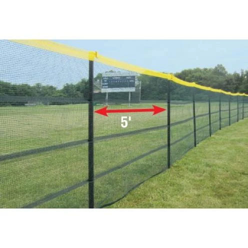 CoverSports Grand Slam™ 5' Portable In-Ground Fencing For Baseball & Softball 4 CoverSports Grand Slam™ 5' Portable In-Ground Fencing For Baseball & Softball