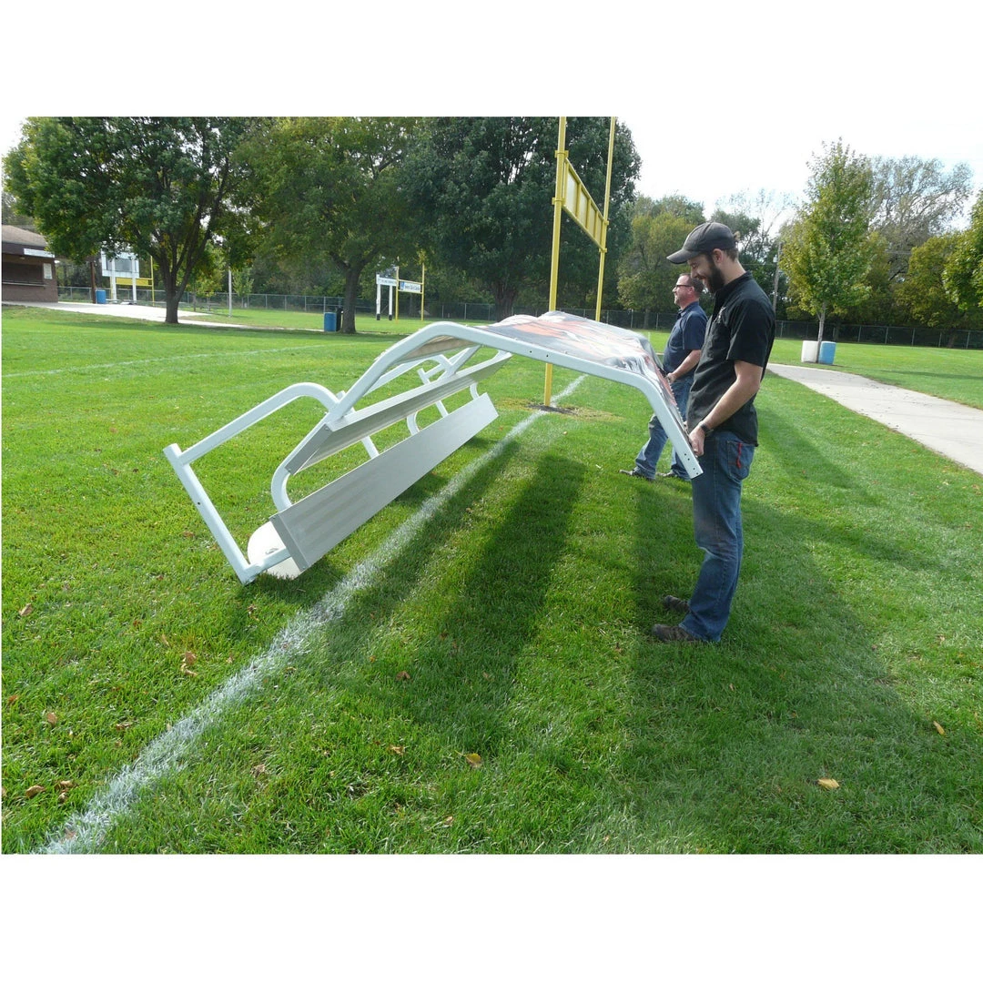 Bison Inc. Graphic Portable No-Tip Covered Bench 4 Bison Inc. Graphic Portable No-Tip Covered Bench