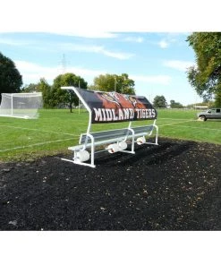 Bison Inc. Graphic Portable No-Tip Covered Bench
