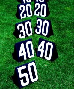Hadar Athletic Weighted Sideline Yard Markers Chain Sets & Down Markers