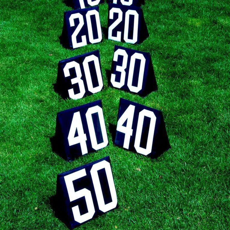 Hadar Athletic Weighted Sideline Yard Markers Chain Sets & Down Markers 4 Hadar Athletic Weighted Sideline Yard Markers Chain Sets & Down Markers