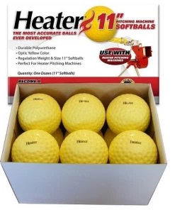 Heater Sports Heater 11 Inch Dimpled Pitching Machine Softballs PMB34