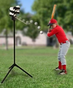 Heater Sports Heater Big League Drop Toss Machine & 8 Hr. Battery ST79 Baseball Pitching Machines