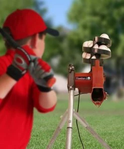 Heater Sports Heater Jr. Real Baseball Machine W/ Auto-Feeder HTR299