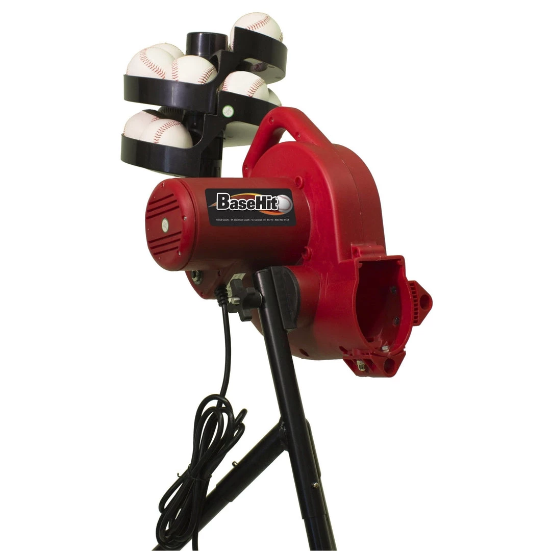 Heater Sports BaseHit Real Baseball Portable Pitching Machine 4 Heater Sports BaseHit Real Baseball Portable Pitching Machine