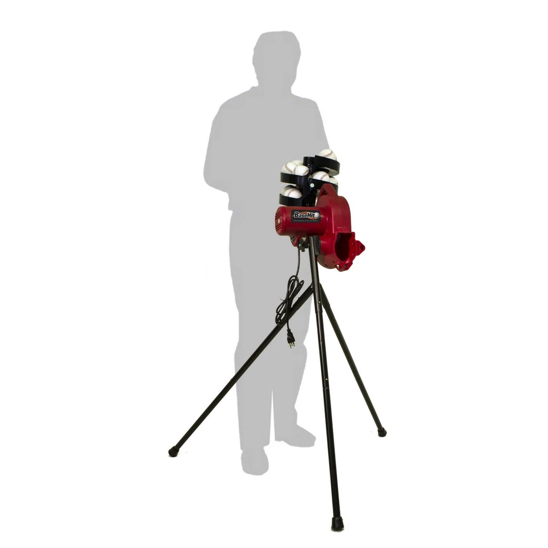 Heater Sports BaseHit Real Baseball Portable Pitching Machine 10 Heater Sports BaseHit Real Baseball Portable Pitching Machine