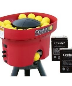 Heater Sports Crusher Curve & 8 Hr. Batteries CR169 Baseball Pitching Machines