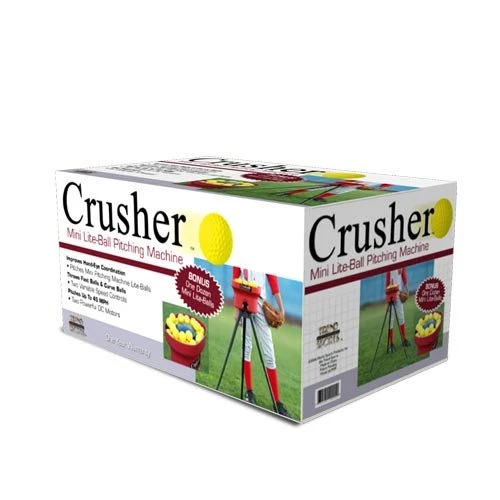 Heater Sports Crusher Mini Lite-Ball Pitching Machine W/ 8Hr. Battery CR169 5 Heater Sports Crusher Mini Lite-Ball Pitching Machine W/ 8Hr. Battery CR169