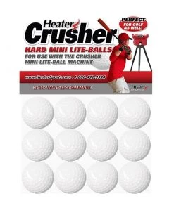 Heater Sports Crusher Soft Yellow Mini-Balls (24 Pack) CR11 Pitching Machine Balls
