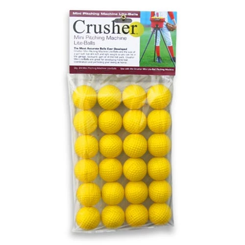 Heater Sports Crusher Soft Yellow Mini-Balls (24 Pack) CR15 Pitching Machine Balls 3 Heater Sports Crusher Soft Yellow Mini-Balls (24 Pack) CR15 Pitching Machine Balls