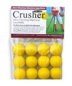 Heater Sports Crusher White Mini-Balls (24 Pack) CR14 Pitching Machine Balls