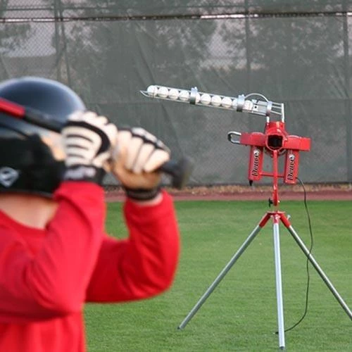 Baseball Pitching Machines Heater Sports Deuce 75 MPH 2 Wheel Curveball Pitching Machine 6 Baseball Pitching Machines Heater Sports Deuce 75 MPH 2 Wheel Curveball Pitching Machine