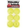 Pitching Machine Balls Heater Sports PowerAlley 12in Lite Softballs 6 Pack HSW14SB