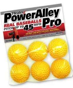Heater Sports PowerAlley Pro 45 MPH Real Pitching Machine Baseballs PAPMB29 Pitching Machine Balls