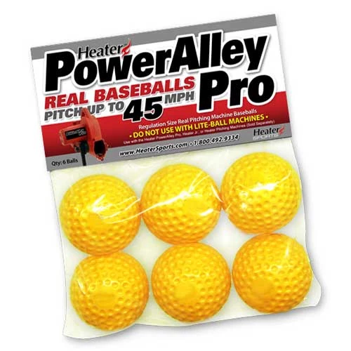 Heater Sports PowerAlley Pro 45 MPH Real Pitching Machine Baseballs PAPMB29 Pitching Machine Balls 3 Heater Sports PowerAlley Pro 45 MPH Real Pitching Machine Baseballs PAPMB29 Pitching Machine Balls