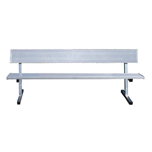 Jaypro 15' Player Bench W/Seat Back (Permanent) 3 Jaypro 15' Player Bench W/Seat Back (Permanent)