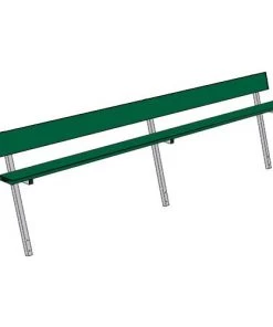 Jaypro 15' Player Bench W/Seat Back (Permanent) 20 Jaypro 15' Player Bench W/Seat Back (Permanent)