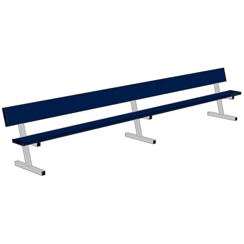Jaypro 15' Player Bench W/Seat Back (Portable) 11 Jaypro 15' Player Bench W/Seat Back (Portable)