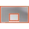 Outdoor Backboards Jaypro 42'' Rectangular Perforated Aluminum Backboard