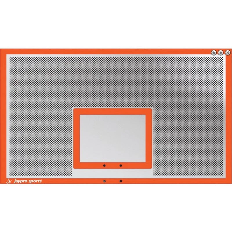 Jaypro 42'' Rectangular Perforated Steel Backboard Outdoor Backboards 3 Jaypro 42'' Rectangular Perforated Steel Backboard Outdoor Backboards