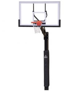 Adjustable In-Ground Basketball Goal System Jaypro Church Yard Fixed Basketball Goal System