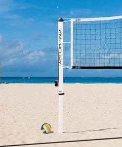 Volleyball Recreational Net Systems JayPro Mercury Aluminum Beach Volleyball Upright