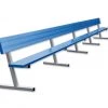 Jaypro Player Bench With Seat Back - 27' - Portable - Powder Coated Bleachers