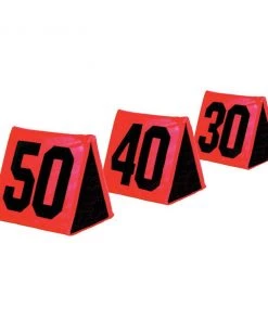 Jaypro Sideline Markers - Foldable (Set Of 11) Chain Sets & Down Markers