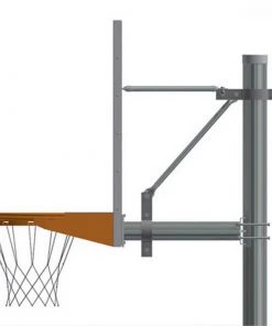 Adjustable In-Ground Basketball Goal System Jaypro Straight Post 5-9/16