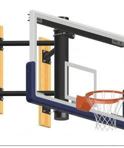 Wall And Mount Basketball Goal System Jaypro Wall Mounted Glass Backboard