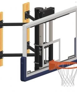 Wall And Mount Basketball Goal System Jaypro Wall Mounted Glass Backboard