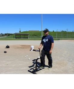 Game Master Louisville Slugger Black Flame Multi-Sport Pitching Machine Baseball Pitching Machines