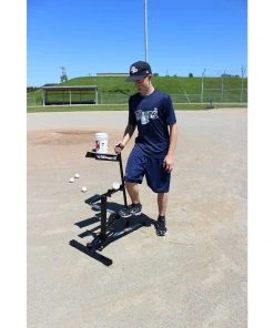 Game Master Louisville Slugger Black Flame Multi-Sport Pitching Machine Baseball Pitching Machines