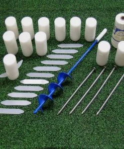 Field Number And Hash Mark Stencils Newstripe SafeMark 50 Piece Field Layout System For Football