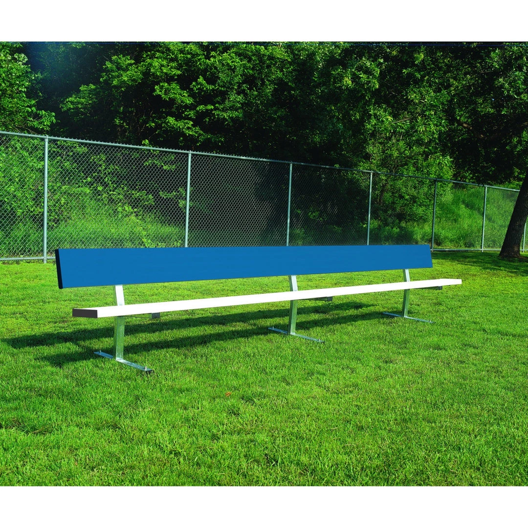 Bison Inc. Player Bench With Backrest 4 Bison Inc. Player Bench With Backrest