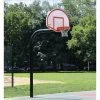 Porter 5' Extension Gooseneck Fixed Height Basketball Hoop Fixed Height In-Ground Basketball Goal System