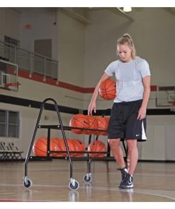 Basketball Ball Storage Cages And Racks Porter Basketball Ball Carts