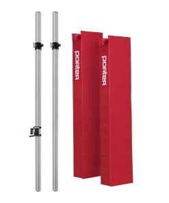 Volleyball End Standards Porter Volleyball Powr Rib II End Standards With Pads