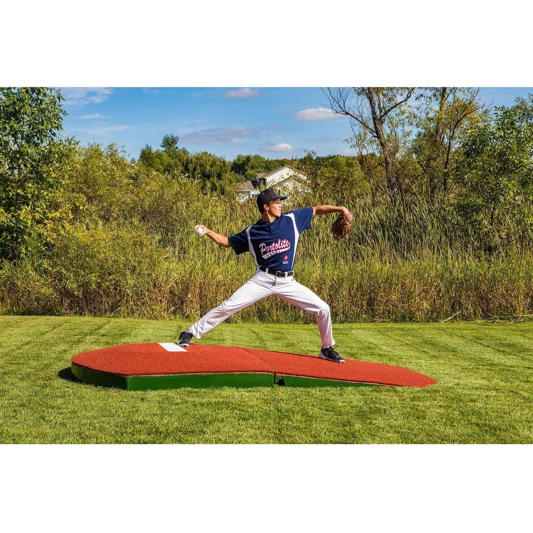 Portable Pitching Mounds Portolite 10" Two-Piece Portable Oversize Practice Pitching Mound 6 Portable Pitching Mounds Portolite 10" Two-Piece Portable Oversize Practice Pitching Mound