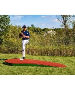 Portable Pitching Mounds Portolite 10" Two-Piece Portable Oversize Practice Pitching Mound 17 Portable Pitching Mounds Portolite 10
