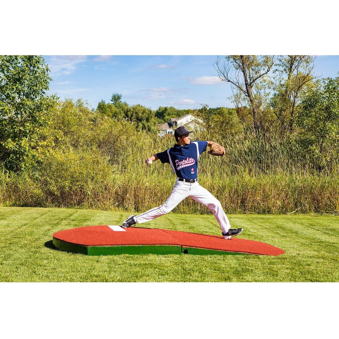 Portable Pitching Mounds Portolite 10" Two-Piece Portable Oversize Practice Pitching Mound 10 Portable Pitching Mounds Portolite 10" Two-Piece Portable Oversize Practice Pitching Mound