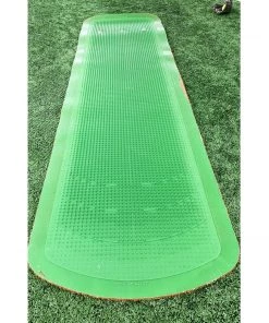 Softball Pitching Mats Portolite Pro Spiked Long Softball Mat - Lined