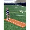 Softball Pitching Mats Portolite Pro Spiked Long Softball Mat - Lined