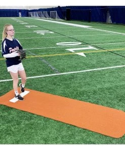 Portolite Spiked Softball Mat Softball Pitching Mats