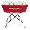 Powernet Volleyball Cart Wheeled XL Volleyball Equipment, Post Storage, Carts And Racks