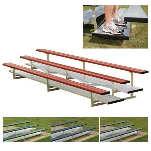 Athletic Connection Preferred Powder Coated Bleachers With Chain Link Fencing 3 Athletic Connection Preferred Powder Coated Bleachers With Chain Link Fencing