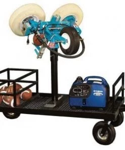 Rae Crowther Co Football Equipment Racks & Carts Rae Crowther Football Throwing Machine Cart