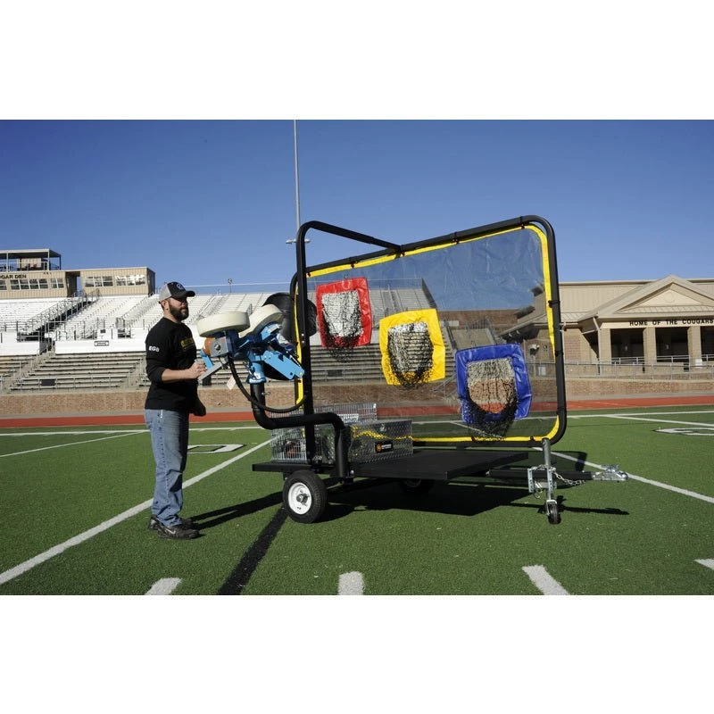 Rae Crowther Co Rae Crowther The QB King Ranch Trailer Quarterback Throwing Nets 3 Rae Crowther Co Rae Crowther The QB King Ranch Trailer Quarterback Throwing Nets