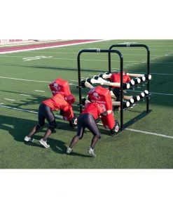 Rogers Athletic Rogers 20-Arm Powerblast With Hanging Dummy And Powerline Sled Blocking Sleds