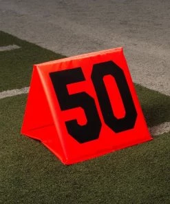 Rogers Athletic Football Folding Yard Line Markers Set Of 11 Chain Sets & Down Markers